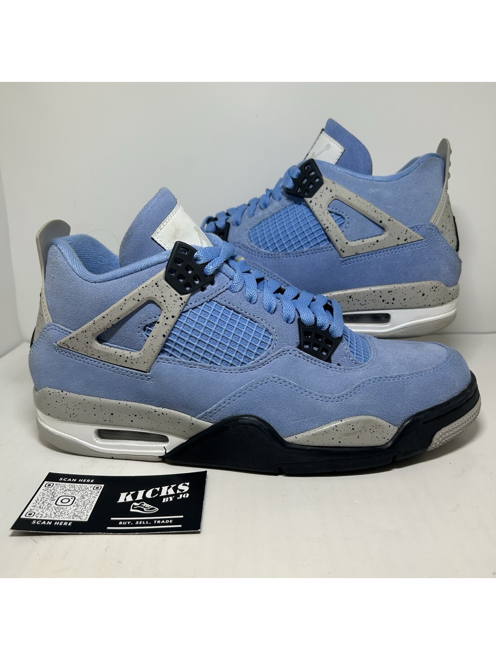 Air Jordan 4 Retro University Blue Unc - Size 8.5 Og All - (Ct8527-400)